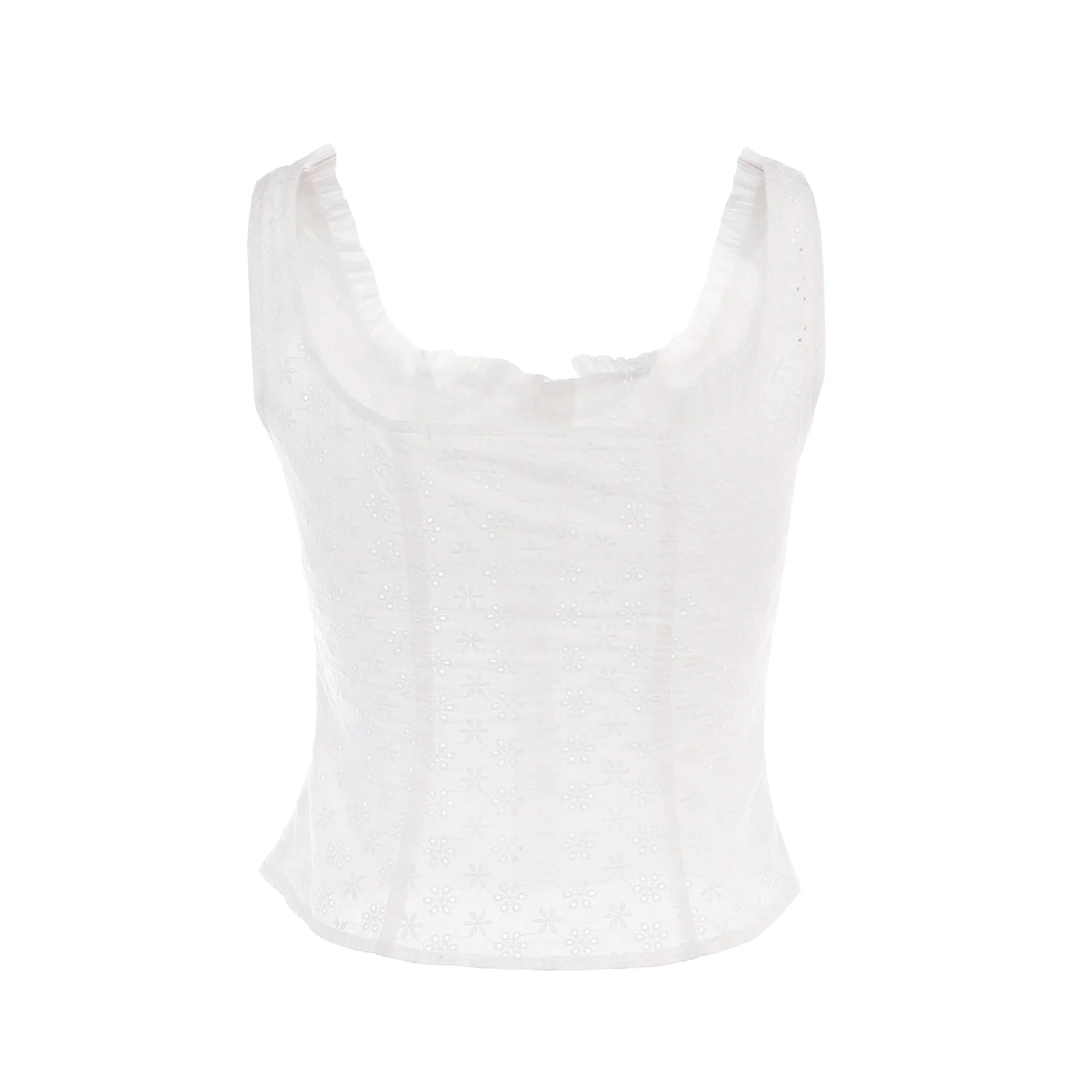 Petal Square Collar Tank