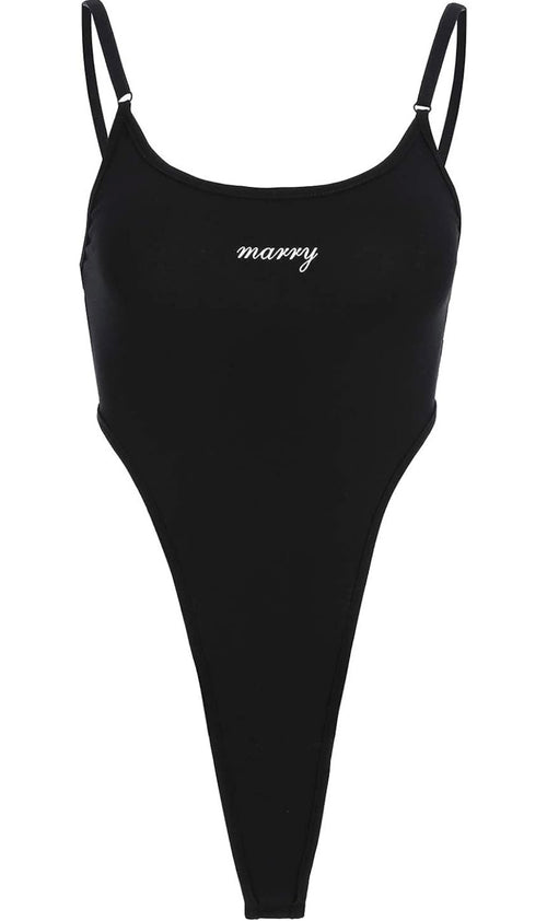 "Marry" Cami Bodysuit Top