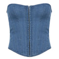 Downtown Denim Corset Top